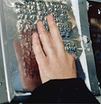 La lettura di un testo Braille